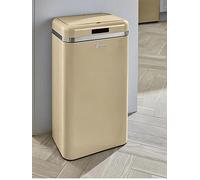 Swan SWKA4500CN Retro Square Cream Sensor Bin - 45 Litre