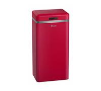 Swan Retro 45L Square Sensor Bin - Red