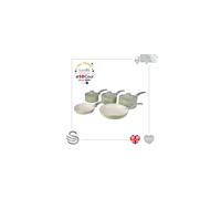 Swan Retro 5pc Fry/Saucepan Set Aluminium Non-Stick Ceramic Coating Soft Touch
