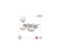 Swan Retro 5pc Fry/Saucepan Set Aluminium Non-Stick Ceramic Coating Soft Touch