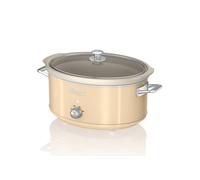 Swan 6.5L Retro Slow Cooker, Cream, SF17031CN