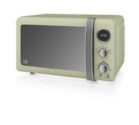 Swan Retro Digital Microwave 20L 800W, Green