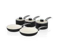 Swan Retro Black 5 Piece Pan Set