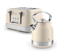 Swan Retro Collection Traditional Kettle & 4 Slice Toaster Bundle