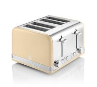 Swan Retro Cream 4 Slice Toaster