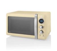 Swan Retro Cream 800W Digital Microwave
