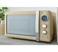 Swan Retro Cream Digital 800w 20L Microwave. Vintage Style Kitchen Microwave