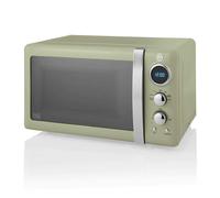 Swan Retro Digital Microwave 20L 800W, Green