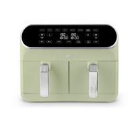 Swan Retro Dual Basket Air Fryer Sd10519G Retro Green 8L 1700W Led Smart Sync Cooking