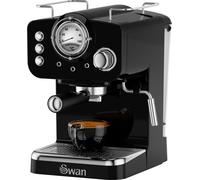 Swan Retro Espresso Coffee Machine - Black - SK22110BN, Black