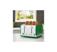 Swan Retro Green 1600W 4 Slice Toaster