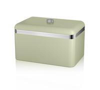 Swan Retro Bread Bin - Green, none