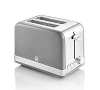 Swan Retro Grey 2 Slice Toaster