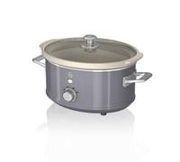Swan Retro Grey 3.5 Litre Slow Cooker