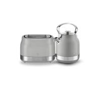 Swan Retro Kitchen Set, 1.7L Rapid Boil Traditional Kettle and 2 Slice Toaster, Non-Slip Feet, Grey, SK14631GRY & ST19028GRY