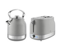 Swan RetroRevive Traditional Kettle 1.7L 3KW and 2 Slice Toaster Green and Chrome Trim