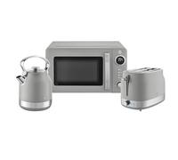 Swan Retro Traditional Kettle, 2 Slice Toaster & 20L Microwave Bundle