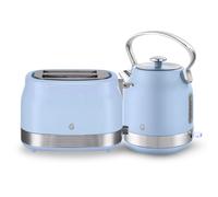 Swan Retro Kitchen Set - Traditional Kettle and 2 Slice Toaster