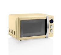 Swan SM22030LCN Retro 20L LED Digital Microwave 800W - Retro Cream