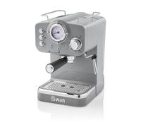 Swan Retro Grey Pump Espresso Coffee Machine