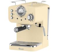 Swan Retro Cream Pump Espresso Coffee Machine