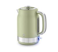 Swan Retro Revive 1.7L Green Jug Kettle 3KW Fast Boil Cordless SK19025GRN