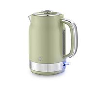 Swan Retro Revive 1.7L Green Jug Kettle 3KW Fast Boil SK19025GRN