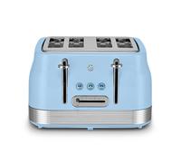 Swan Retro Revive Blue 4 Slice Toaster