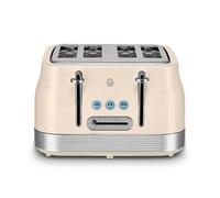 Swan Retro Revive Cream 4 Slice Toaster