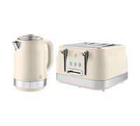 Swan Retro Revive Cream Jug Kettle & 4 Slot Toaster Set