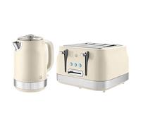 Swan Retro Revive Cream Jug Kettle & 4 Slot Toaster Set