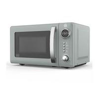 Swan Retro Revive Microwave Grey 800W Digital 20L Countertop Design -SM4425GRY