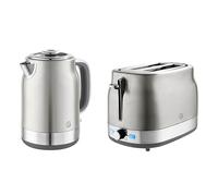 Swan Retro Revive Stainless Steel Jug Kettle & 2 Slot Toaster Set