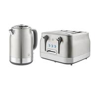 Swan Retro Revive Stainless Steel Jug Kettle & 4 Slot Toaster Set