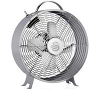 SWAN Retro SFA12630GRN Portable 8 Desk Fan - Grey, Silver/Grey