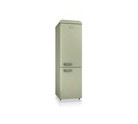 Swan Retro Slimline Fridge Freezer In Green Green