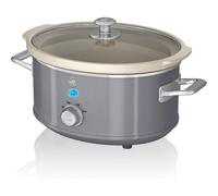 Swan Retro Slow Cooker with 3 Temperature Settings Function, 3.5L, 200W,