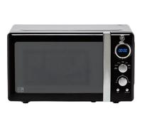 800W Digital Microwave Swan Black One Size