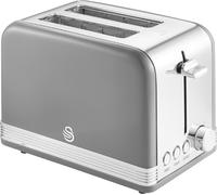 Swan Retro ST19010GRN 2 Slice Toaster - Grey, Grey