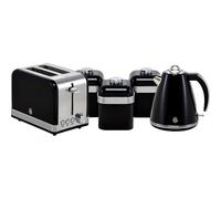 Swan Retro STRP3022BN Kettle And Toaster Set - Black