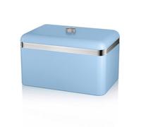 Swan Retro Style Bread Bin Blue