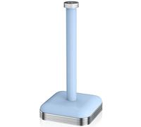 Swan SWKA1040BLN Retro Kitchen Roll Holder with Steel Weighted Base, 32cm, Blue