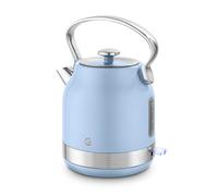 Swan Retro Traditional Kettle, Blue, SK14631BLU