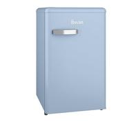 Swan Retro Under Counter Fridge with 77L Fridge Capacity, 13L Freezer Capacity, 1 Glass Shelf, 3 Door Shelves, 1 Salad Drawer, Blue, SR11035BLNE [Energy Class E]