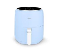 Swan SD10513BLU Retro Digital Air Fryer with Swan Cyclone Technology, 8 Pre-Set Cooking Options, Adjustable Temperature, 4.5L 1500W, Blue