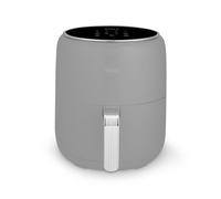 Swan SD10513GRY Retro Digital Air Fryer with Swan Cyclone Technology, 8 Pre-Set Cooking Options, Adjustable Temperature, 4.5L 1500W, Grey