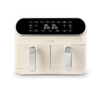 Swan SD10519C Retro Dual Basket Air Fryer with Swan Cyclone
