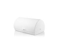 Swan Serenity Bread Bin with Ventilation, Smooth Matte Finish and Roll Top Lid, 14L, White