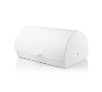 Swan Serenity Bread Bin with Ventilation, Smooth Matte Finish and Roll Top Lid, 14L, White