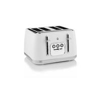 Swan Serenity ST19024WHT 4 Slice Toaster with 6 Browning Levels - White Chrome